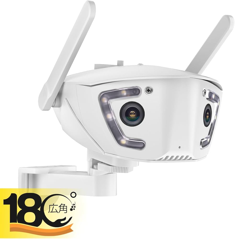 Amazon.co.jp: 【180°超広角】 Ctronics 防犯カメラ 屋外 死角なし