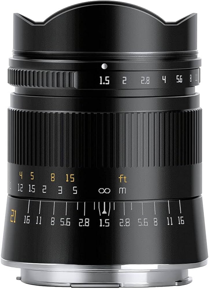 Amazon | TTArtisan 21mm f/1.5 ASPH Lマウント ブラック レンズ 銘匠