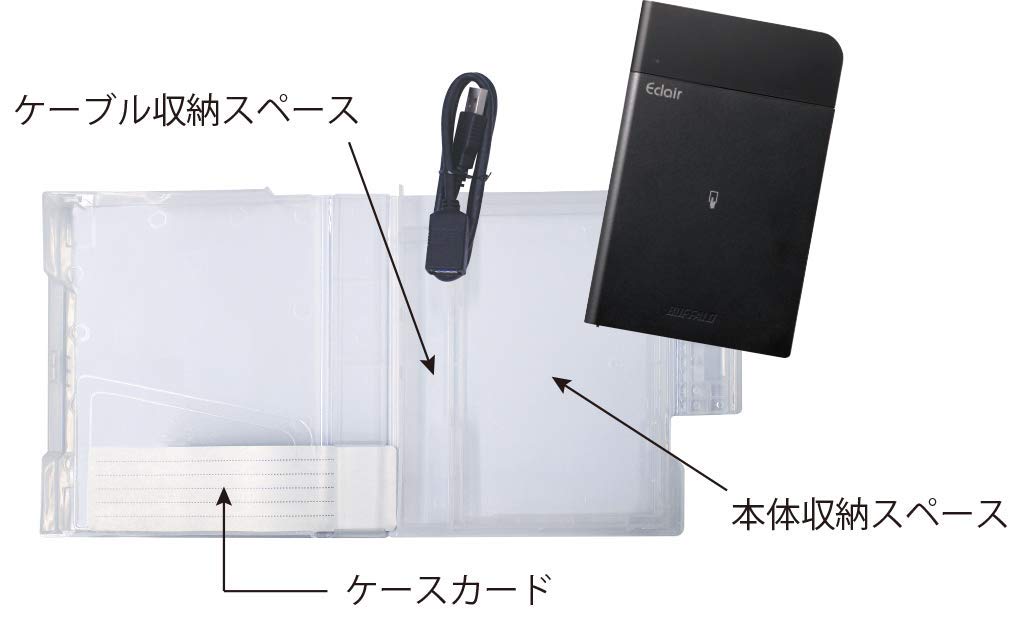 Amazon | バイオス Eclair PRO EP25CB3 USB3.0用ポータブルHDD (2TB