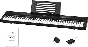 Amazon | TORTE トルテ 電子ピアノ 88鍵盤 フルスケール 日本語表記
