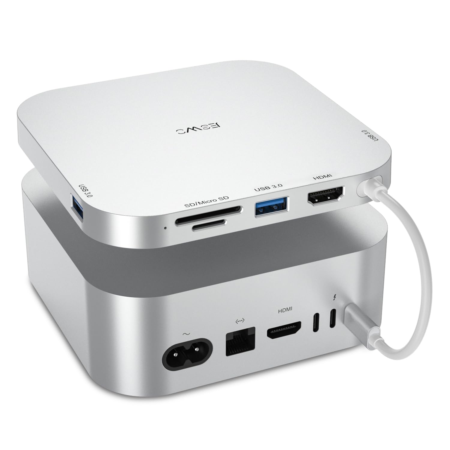 Amazon.com: JESWO 6-in-1 USB-C Dock for Mac mini M4 – 4K@60Hz HDMI