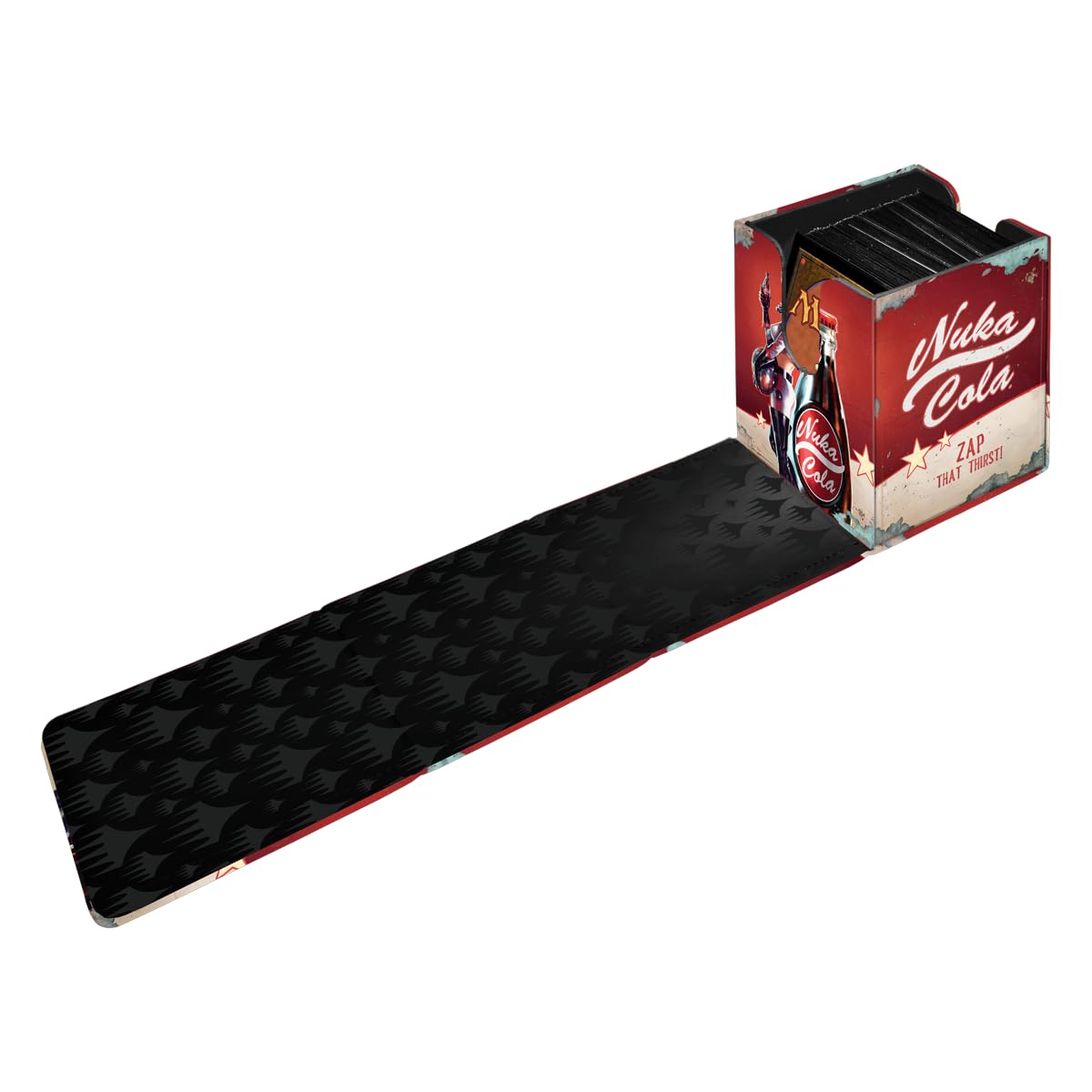Ultra Pro - Fallout Alcove Flip Deck Box - Nuka Cola Pinup - for