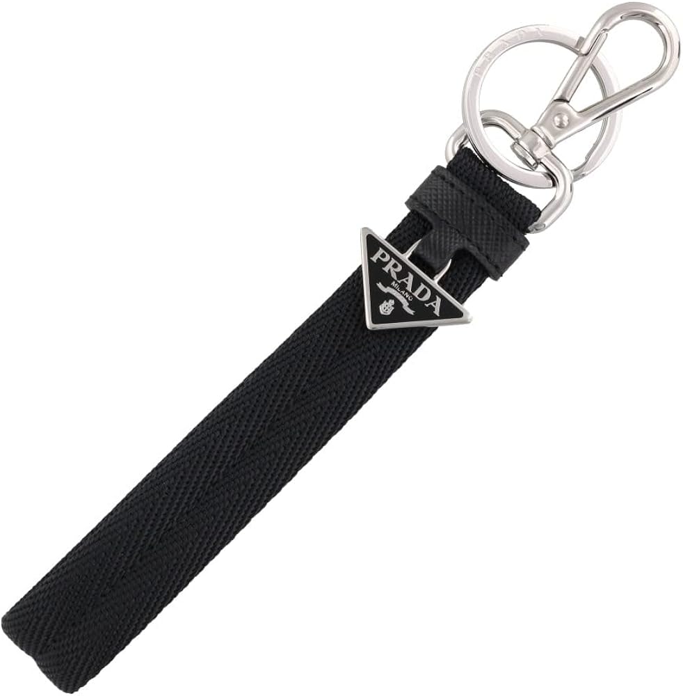Amazon.co.jp: [Prada] プラダ キーリング メンズ レディース ブラック