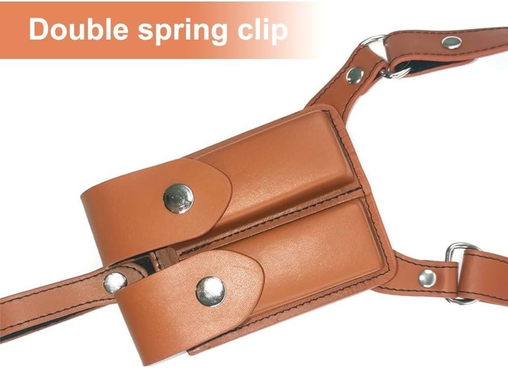 Amazon.co.jp: ANSNOW ショルダーホルスター、縦型レザー隠しガン