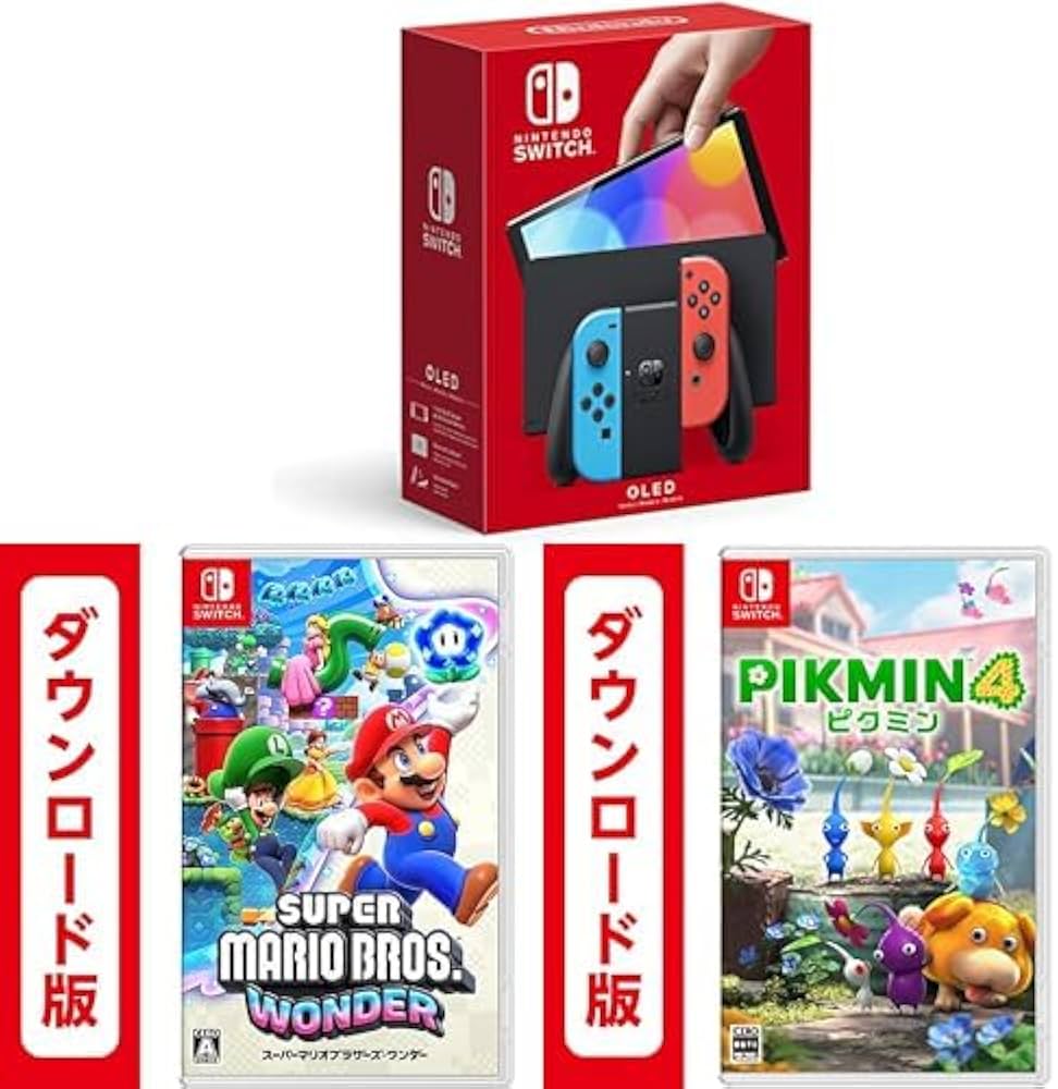 Amazon.co.jp: Nintendo Switch(有機ELモデル) Joy-Con(L) ネオン