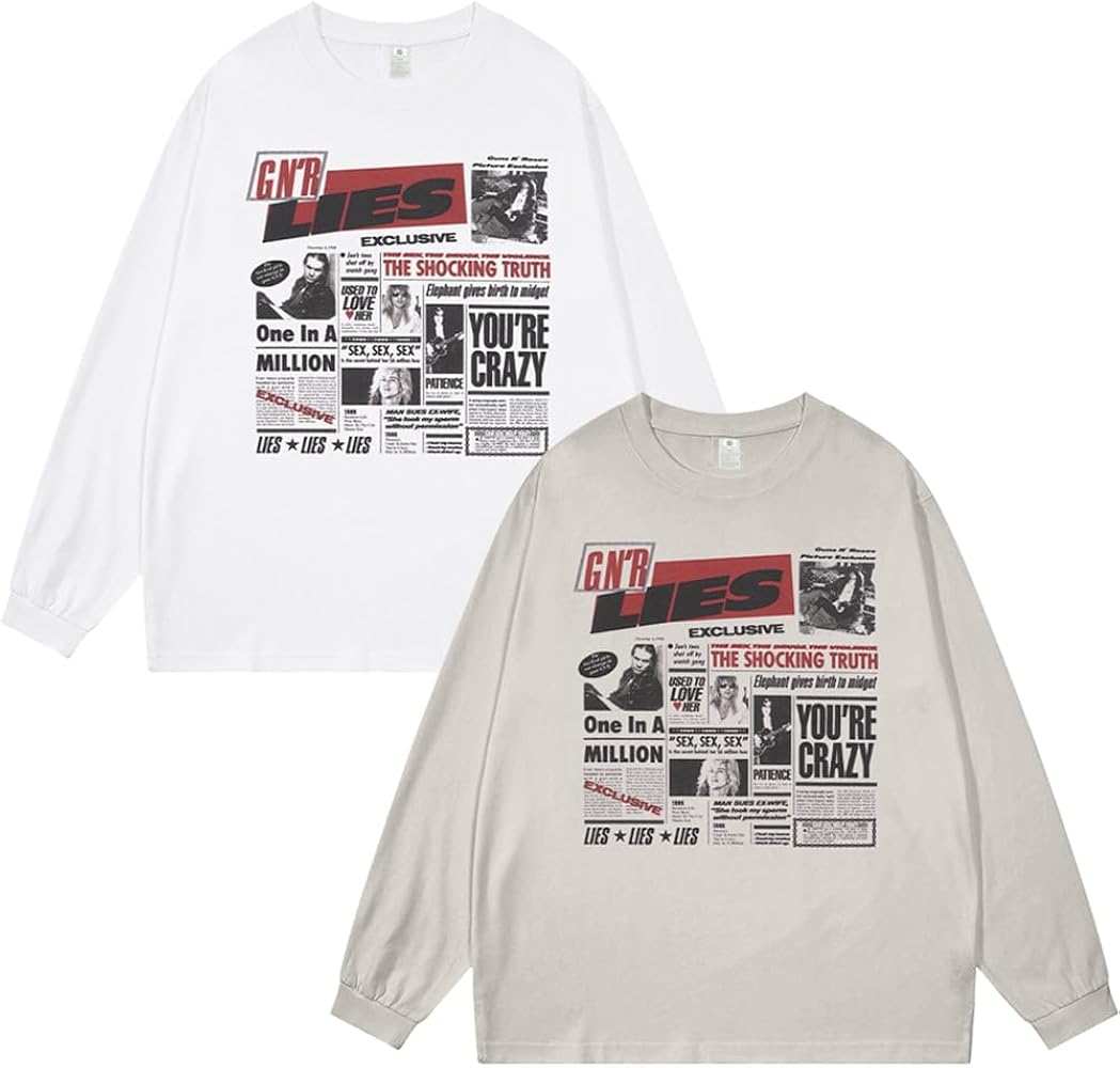 Amazon | [WHJYCOS] ガンズ・アンド・ローゼズ Tシャツ 長袖 SLASH