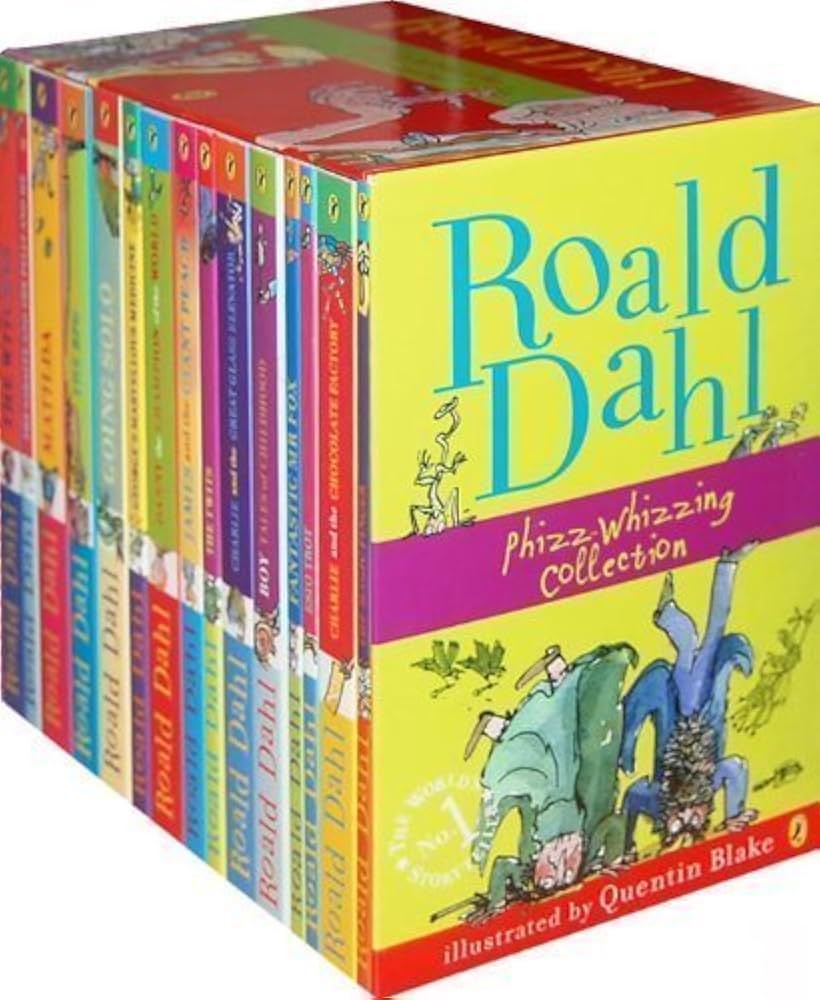 Roald Dahl 15 Book Box Set (Slipcase) Includes Matilda, Witches