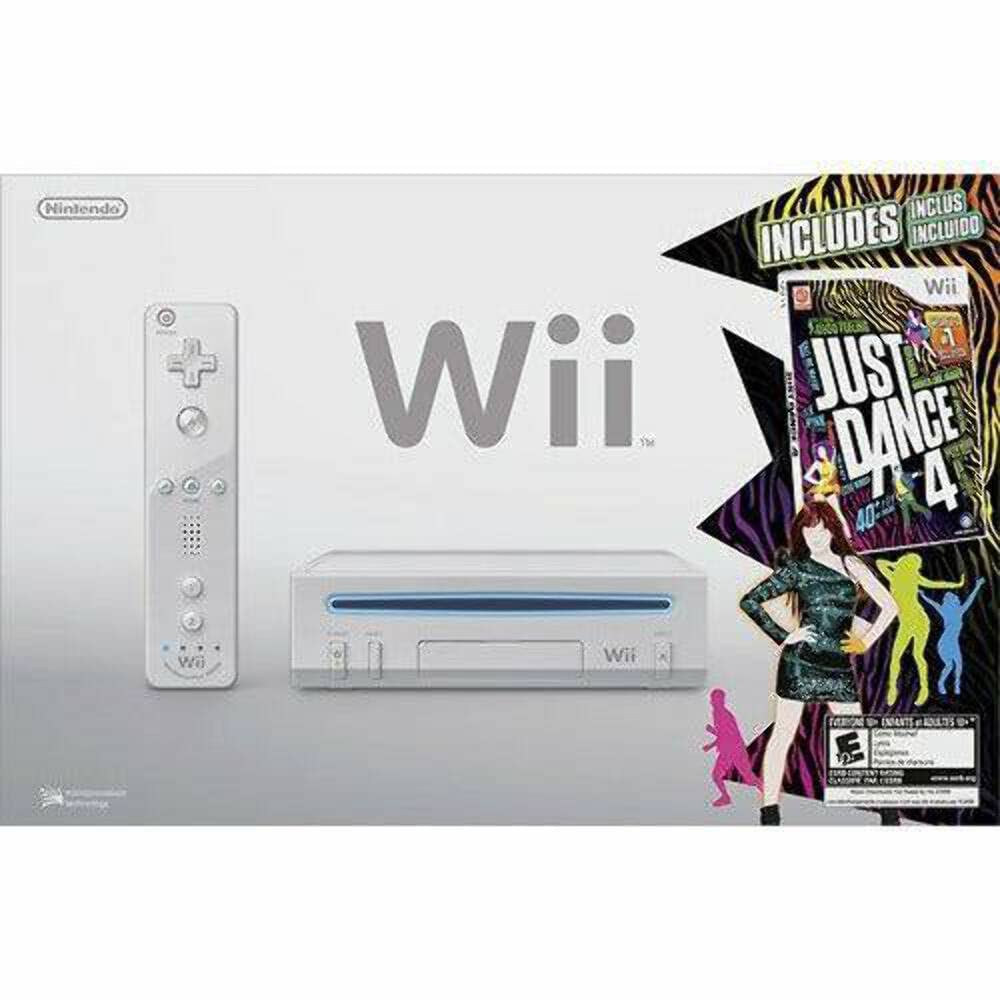 Amazon.com: Nintendo Wii Just Dance 4 Bundle - White : Video Games