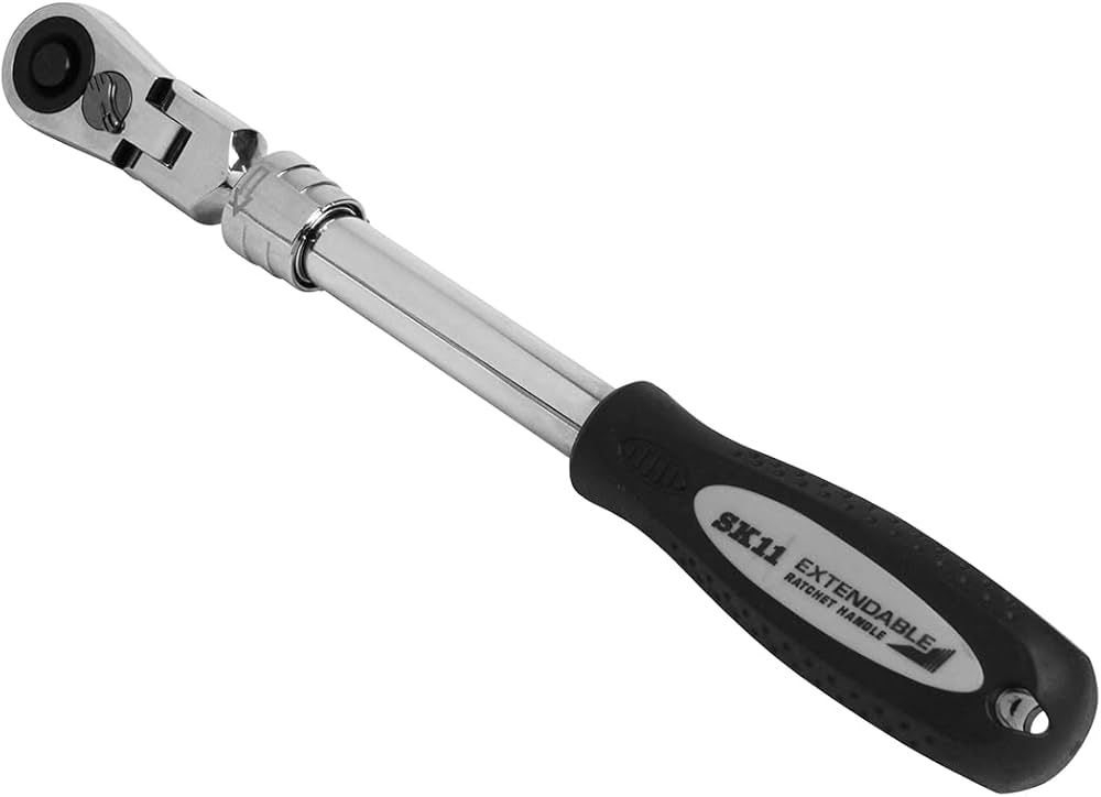 Amazon | SK11(エスケー11) 伸縮式フレックスラチェットハンドル 差込