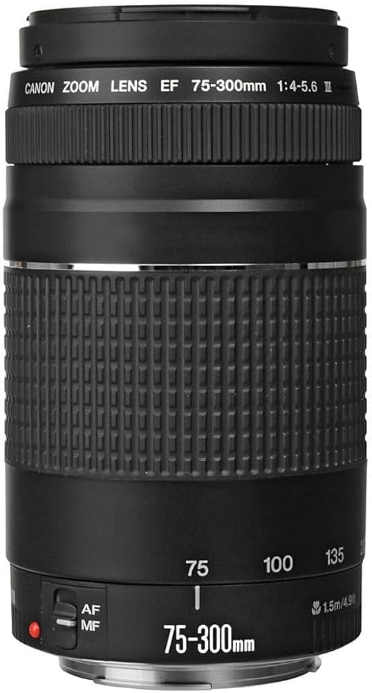 Amazon.co.jp: Canon EF 75 – 300 mm f / 4 – 5.6 III望遠ズームレンズ