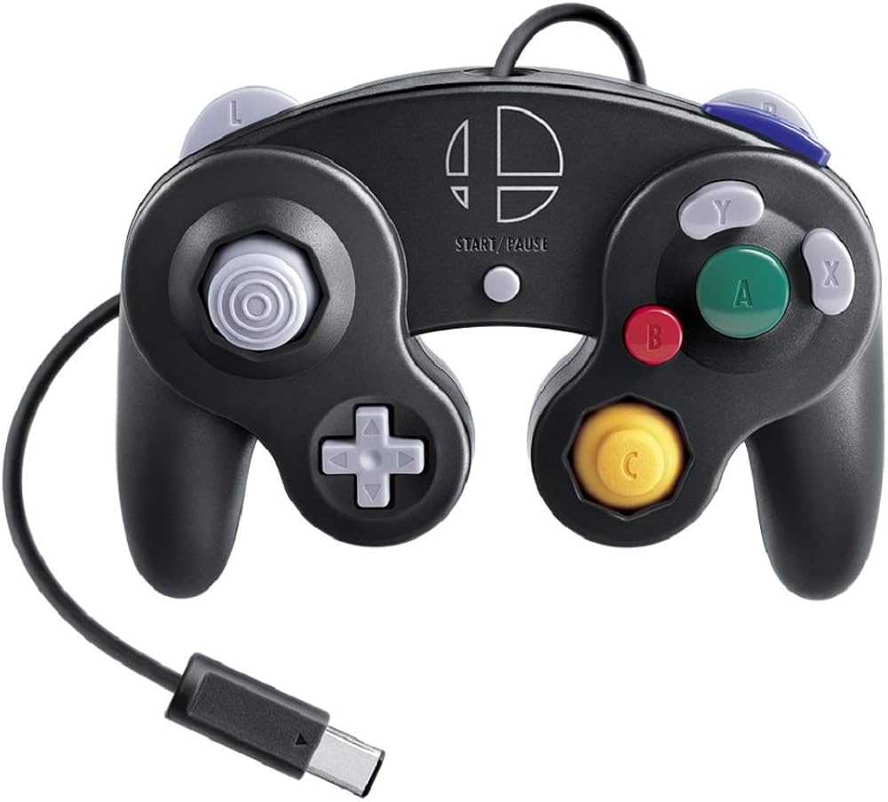 Nintendo Game Cube Controller Super Smash Bros. Black Japan Import