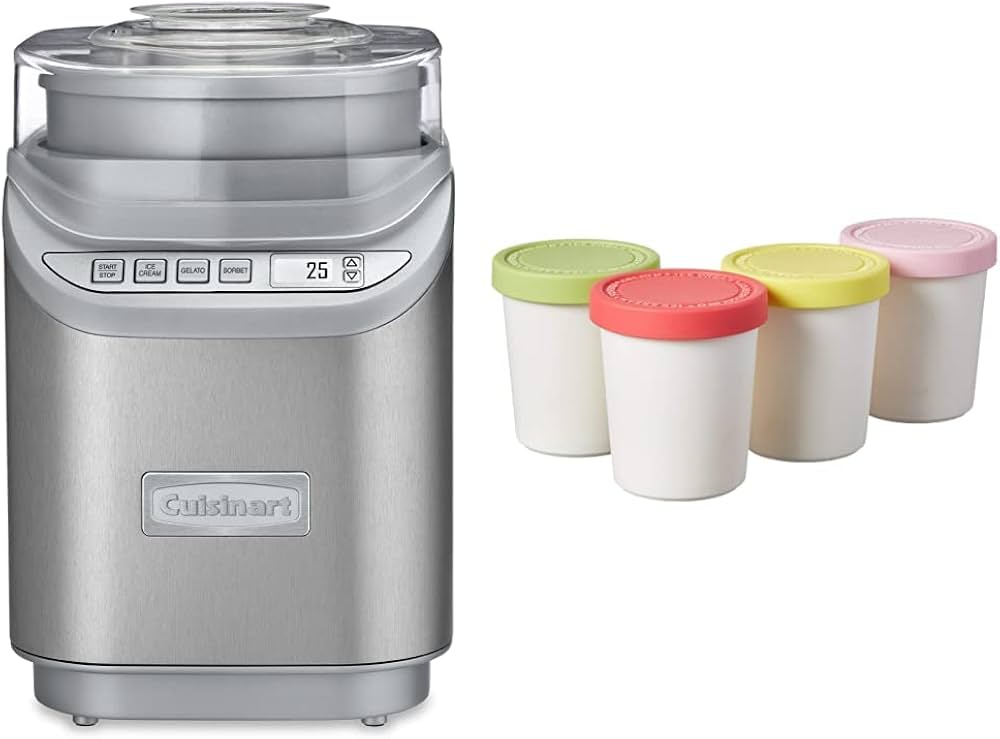 Cuisinart ICE-70C Gelato, Ice Cream and Sorbet Maker, Silver