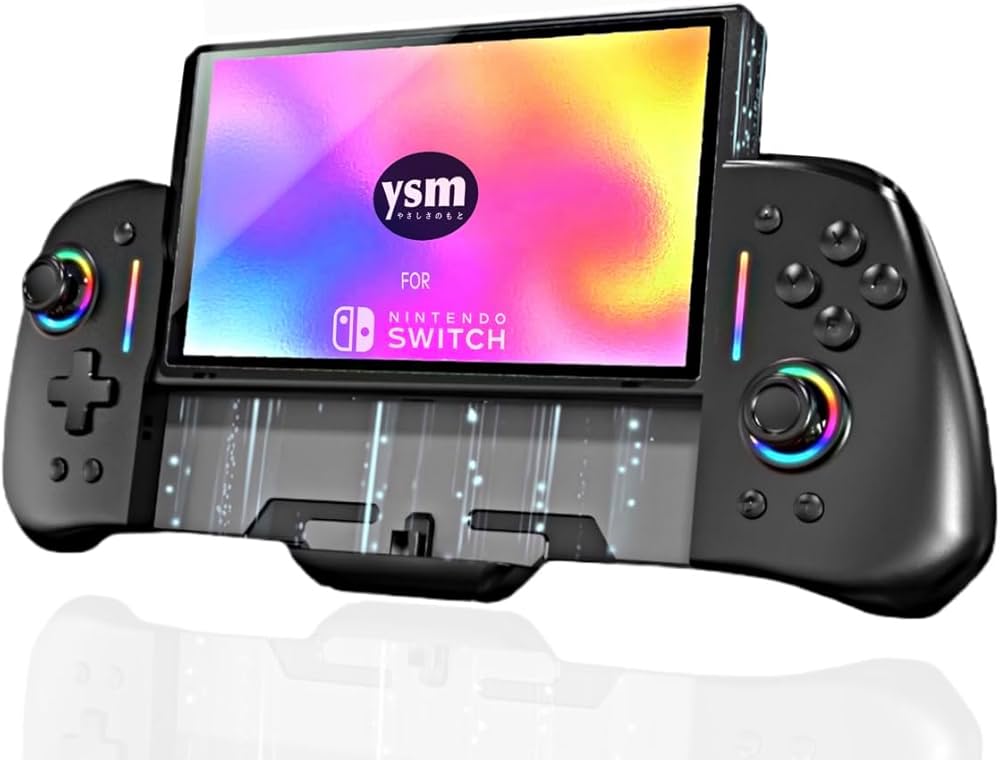 Amazon.co.jp: switch グリップコントローラー 携帯モード 有線 一体型