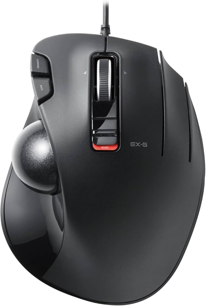 Amazon.co.jp: エレコム USB 有線 トラックボールマウス 6ボタン