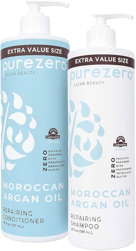 Amazon.com : Purezero Moroccan Argan Oil Shampoo & Conditioner set