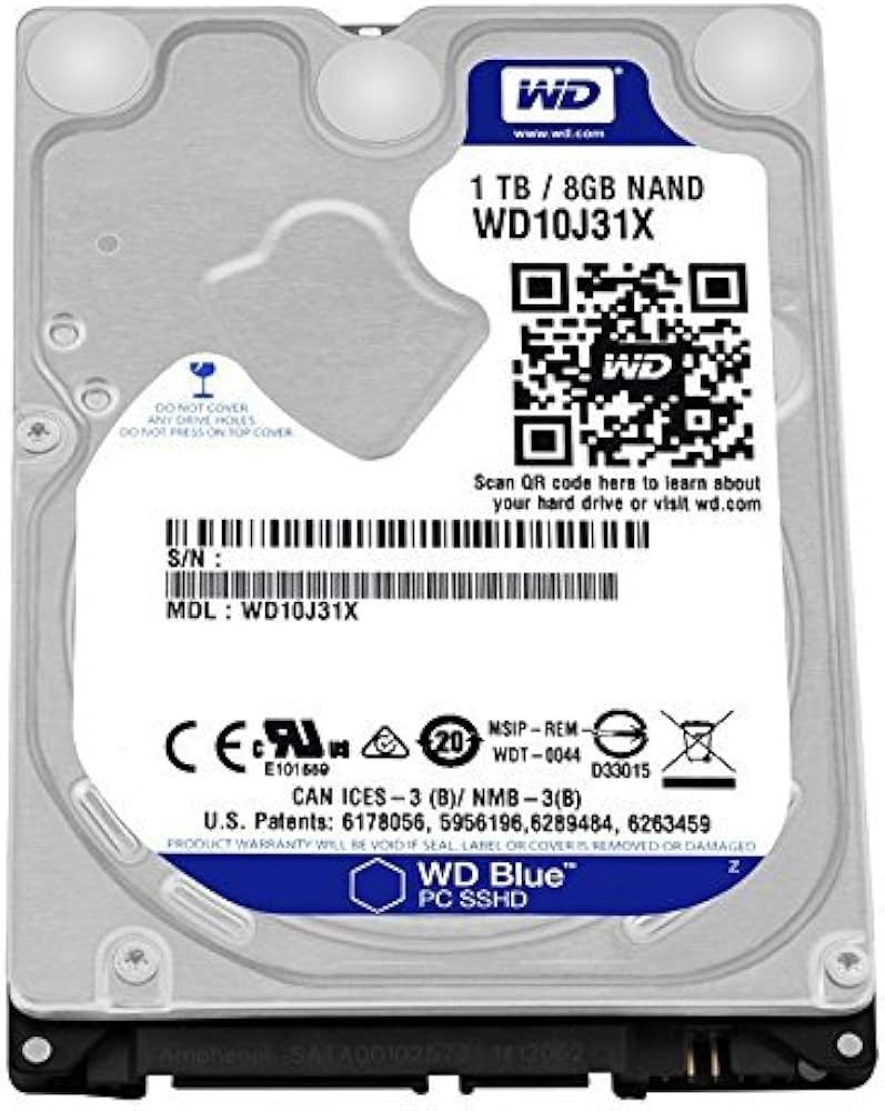 Amazon | WD Blue 1TB Mobile Hard Disk Drive - 5400 RPM SATA 6 Gb/s