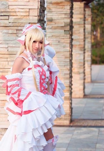 Amazon.co.jp: コスプレ衣装☆ちょびっツ/Chobits☆ちぃ ドレス 耳+髪