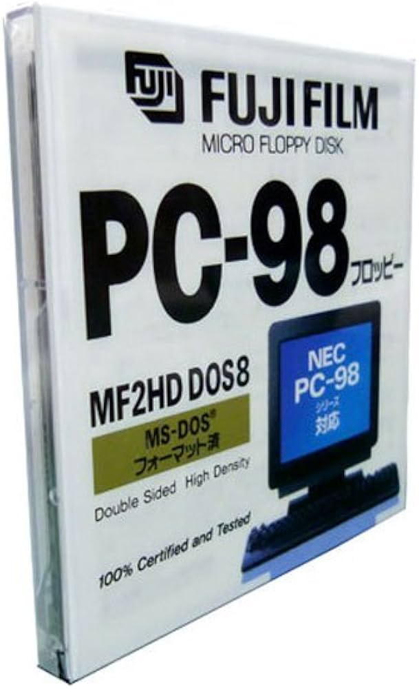 Amazon | FUJIFILM PC-98フロッピー MS-DOSフォーマット済 1枚入り