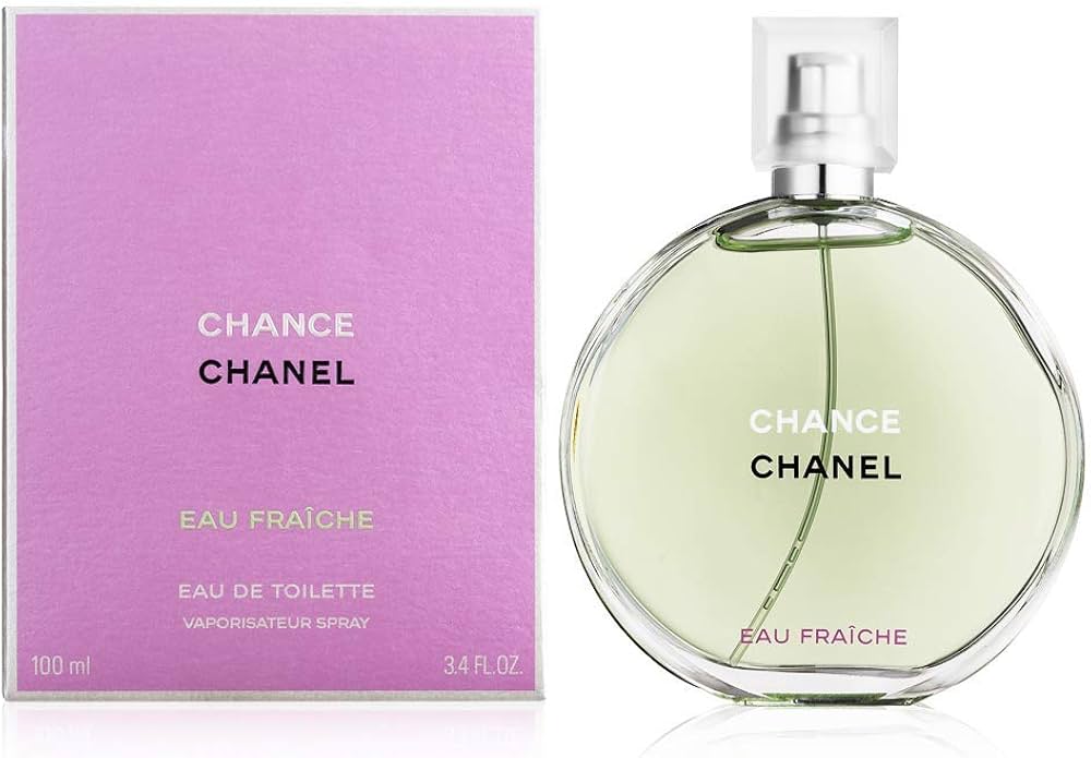 Chanel Chance Eau Fraiche Eau De Toilette Spray for Women, 100ml