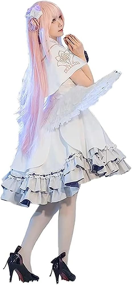 Amazon.co.jp: [hira] ブルーアーカイブ- 聖園ミカ コスプレ衣装+翼