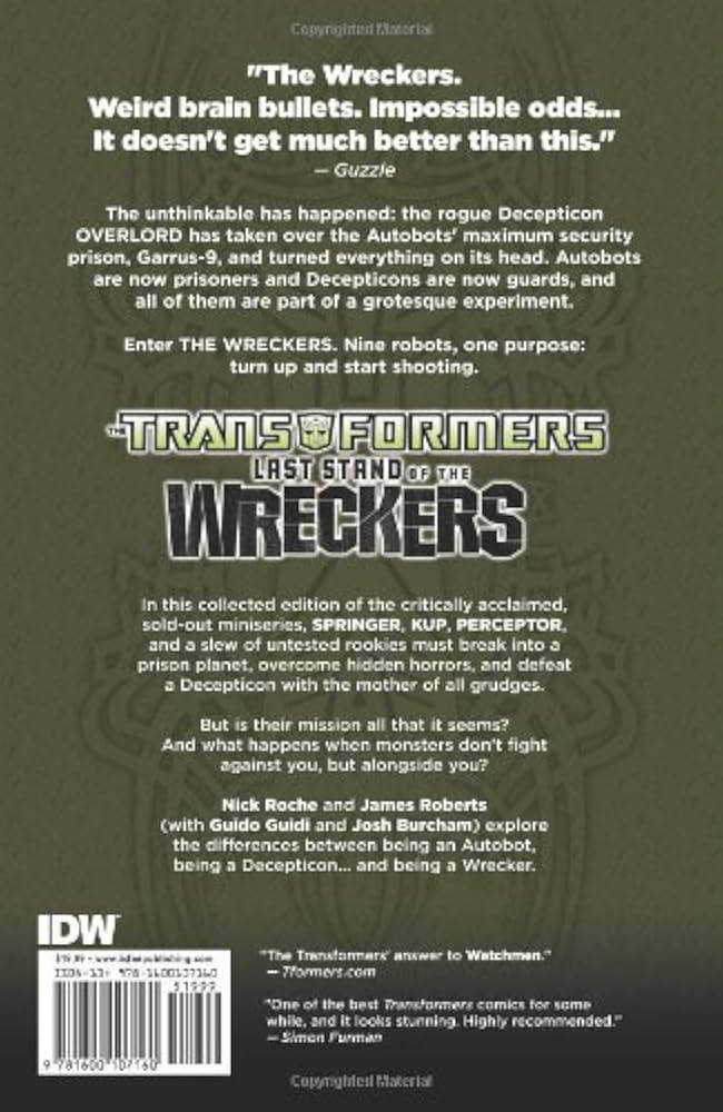 洋書 TRANSFORMERS LAST STAND OF THE WRECKERS Transformers: Last