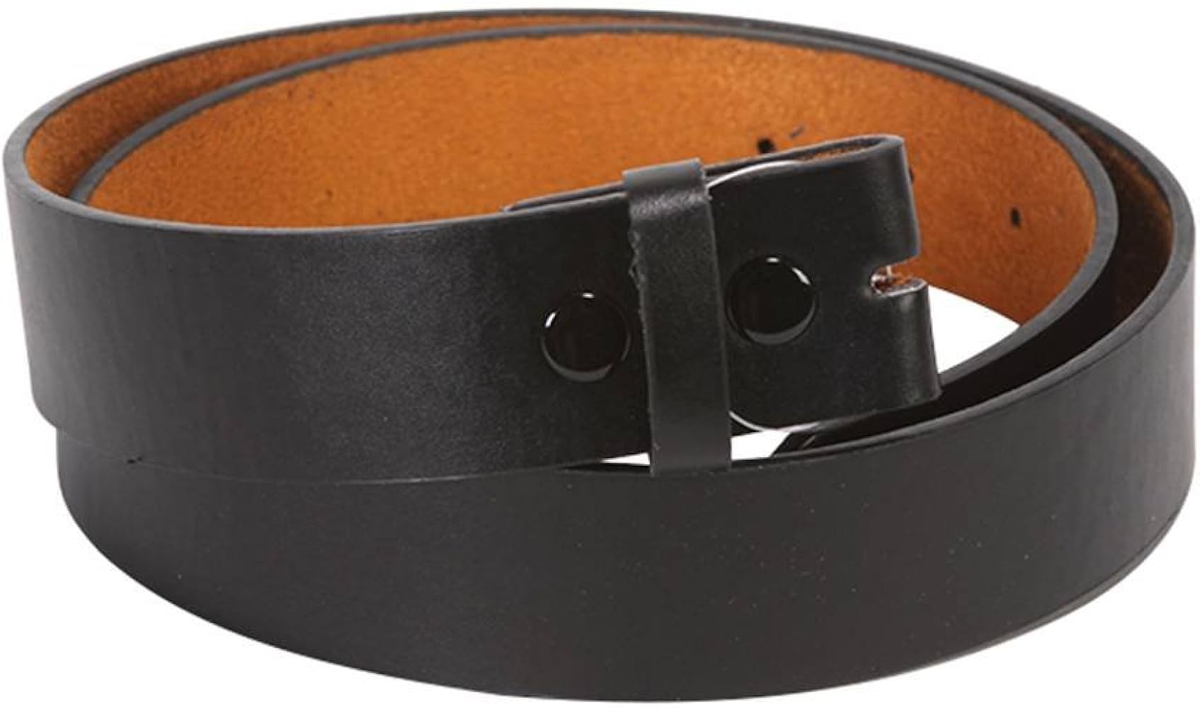 Amazon.com: Gravity Trading MENS/WOMENS BLACK LEATHER BELT FOR