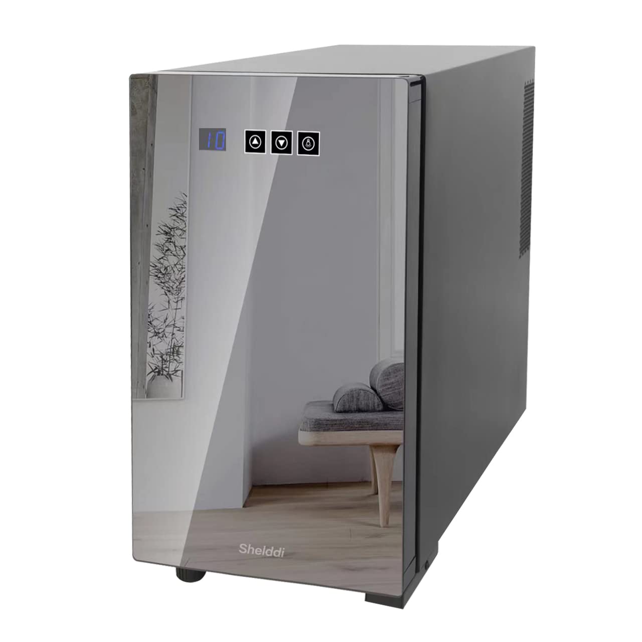 Amazon | Shelddi 小型冷蔵庫 23L 静音 おしゃれ 省エネ ミニ電子