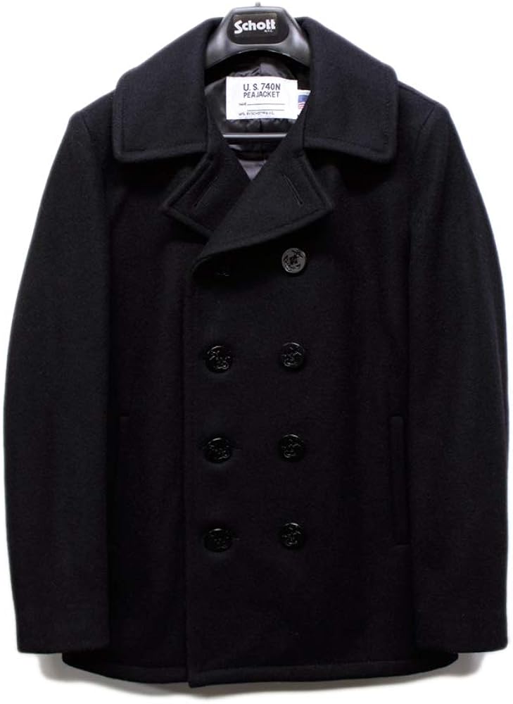 Amazon | [ショット] タイトピーコート STYLE 753US ネイビー 36