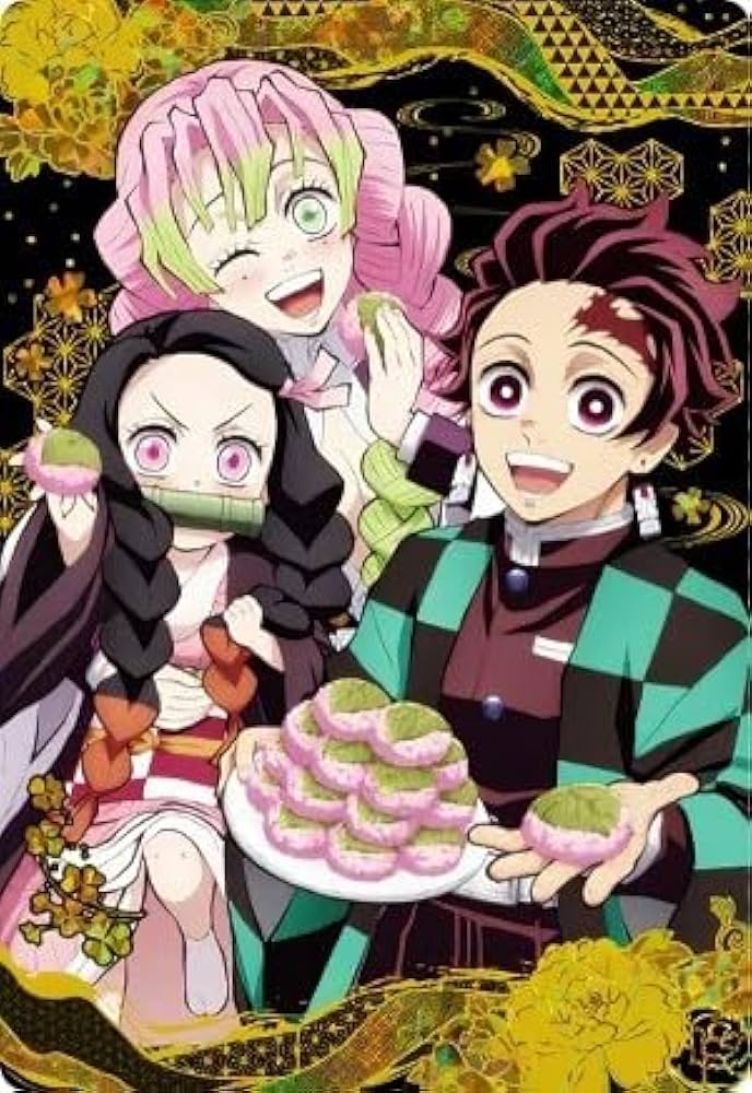 Amazon.co.jp: 【[ホロ箔押し加工] W8-31 竈門炭治郎＆竈門禰豆子