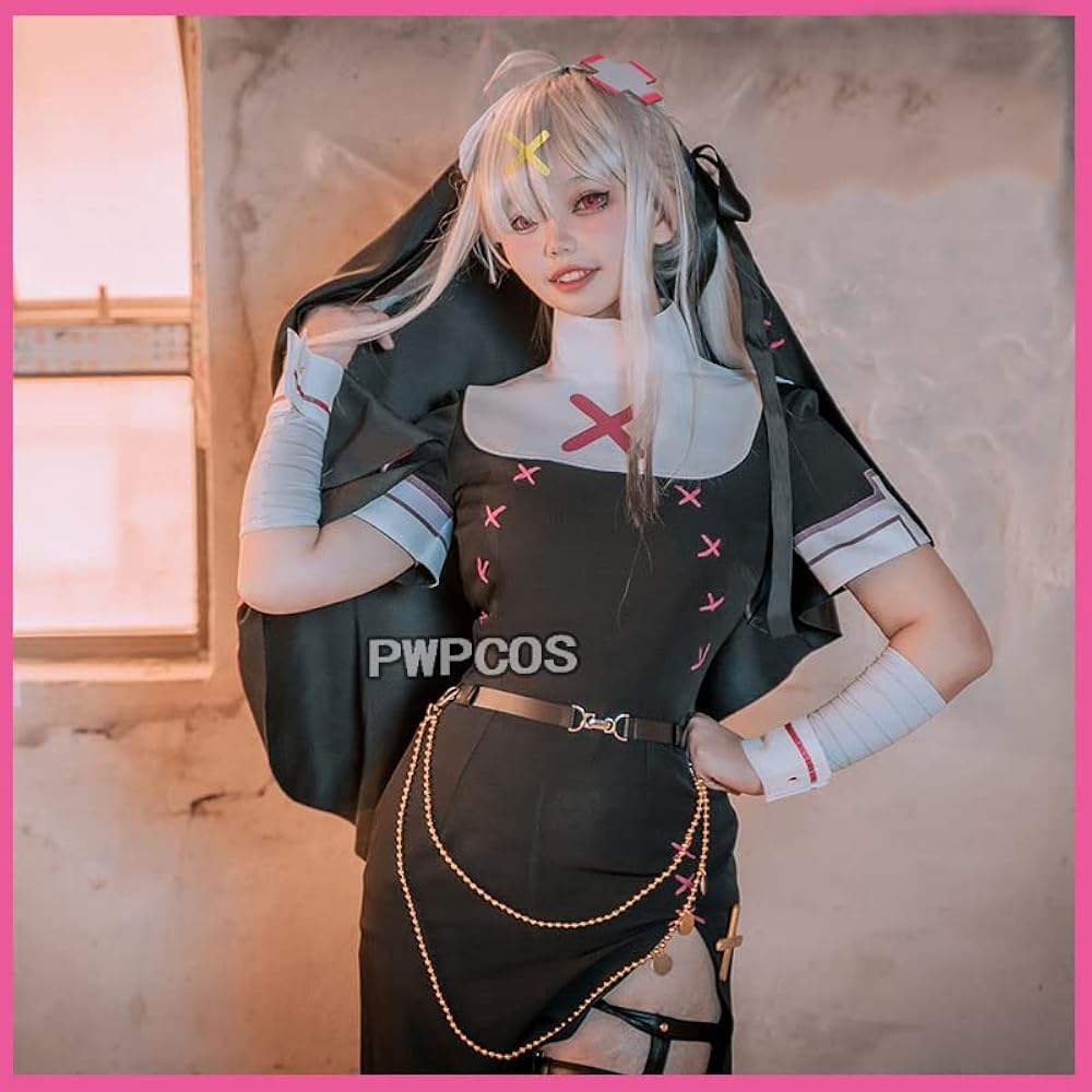Amazon.co.jp: [PWPCOS] 健屋花那シスター服 コスプレ衣装 バーチャル