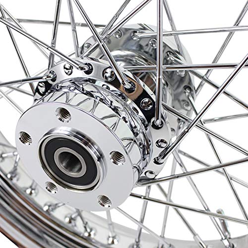 Amazon | クロームリア40スポークホイール 16インチx3インチ (ハーレー