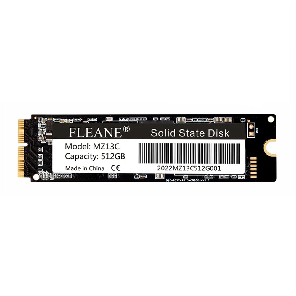 Amazon.com: FLEANE MZ13C 512GB SSD for MacBook Air (Mid 2013-2017