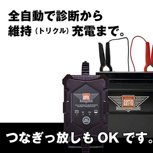 Amazon | スーパーナット ハーレー専用AGMバッテリー 65958-04S 充電器