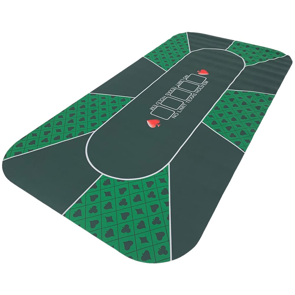 Amazon.co.jp: UPstore ポーカーマット 120cm×60cm テキサスホールデム