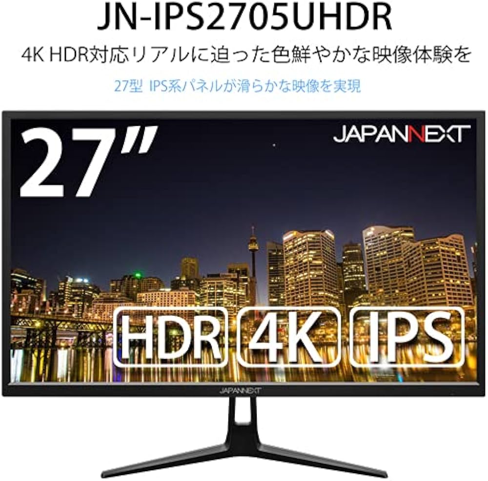 Amazon.co.jp: JAPANNEXT 27インチ モニター 4K UHD 3840x2160解像度