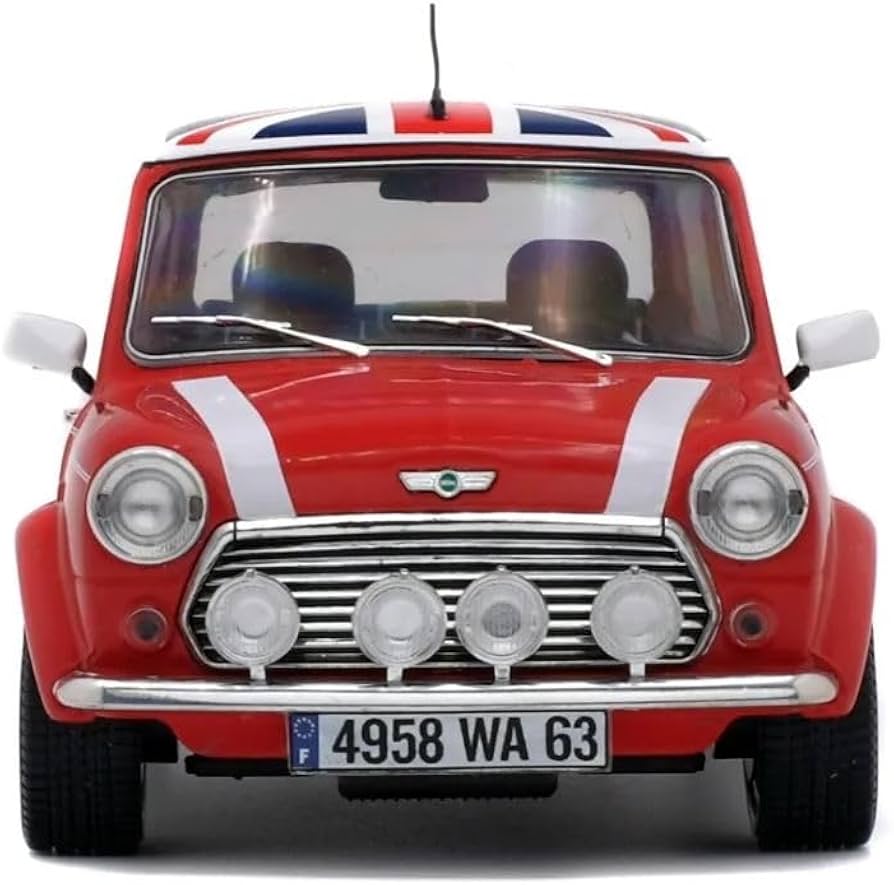 Amazon | ソリド 1/18 ミニクーパー S 1.3L 1997 レッド/ユニオン