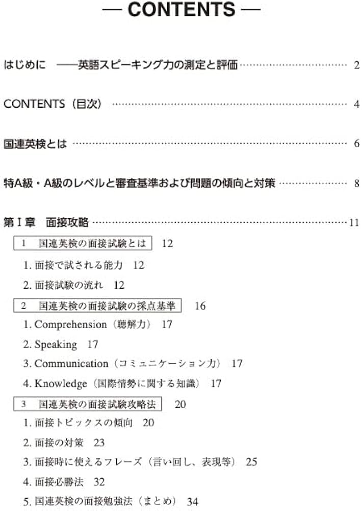 国連英検 特A級・A級 面接対策 (The United Nations Association's