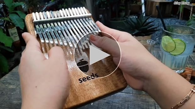 Amazon | seeds カリンバ 17キー 軽量 親指ピアノ 初心者セット (相思