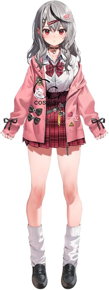 Amazon.co.jp: GGcosplay 沙花叉クロヱ ギャル叉 衣装 コスプレ衣装