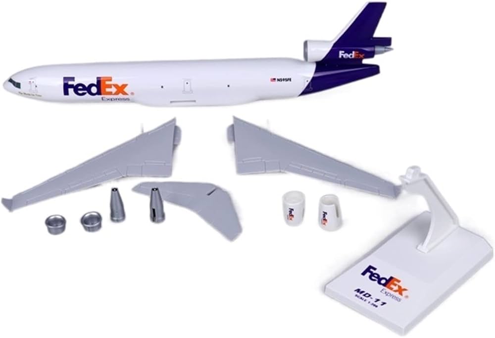Amazon.co.jp: ダイカスト航空機: 1:200 スケール MD-11 Fedex Cargo