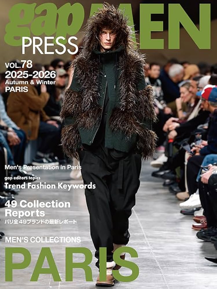 2025-26 A/W gap PRESS MEN vol.78 PARIS | gap編集部 |本 | 通販 | Amazon