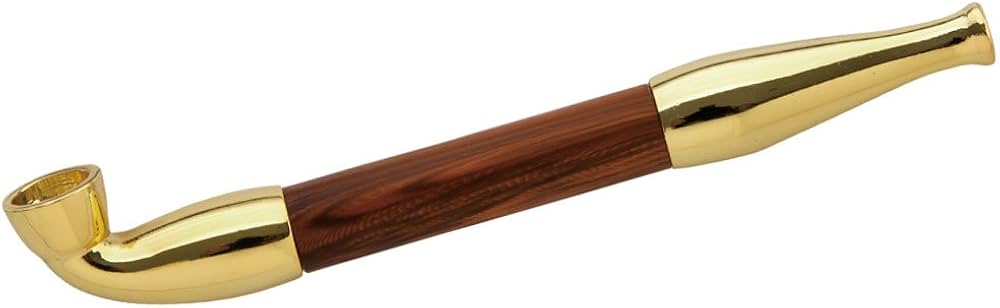 Amazon.co.jp: 柘製作所(tsuge) 煙管 丸福ギセル 金 小 #50933