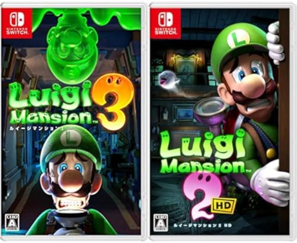 Amazon.co.jp: ルイージマンション3 -Switch ＋ ルイージマンション2