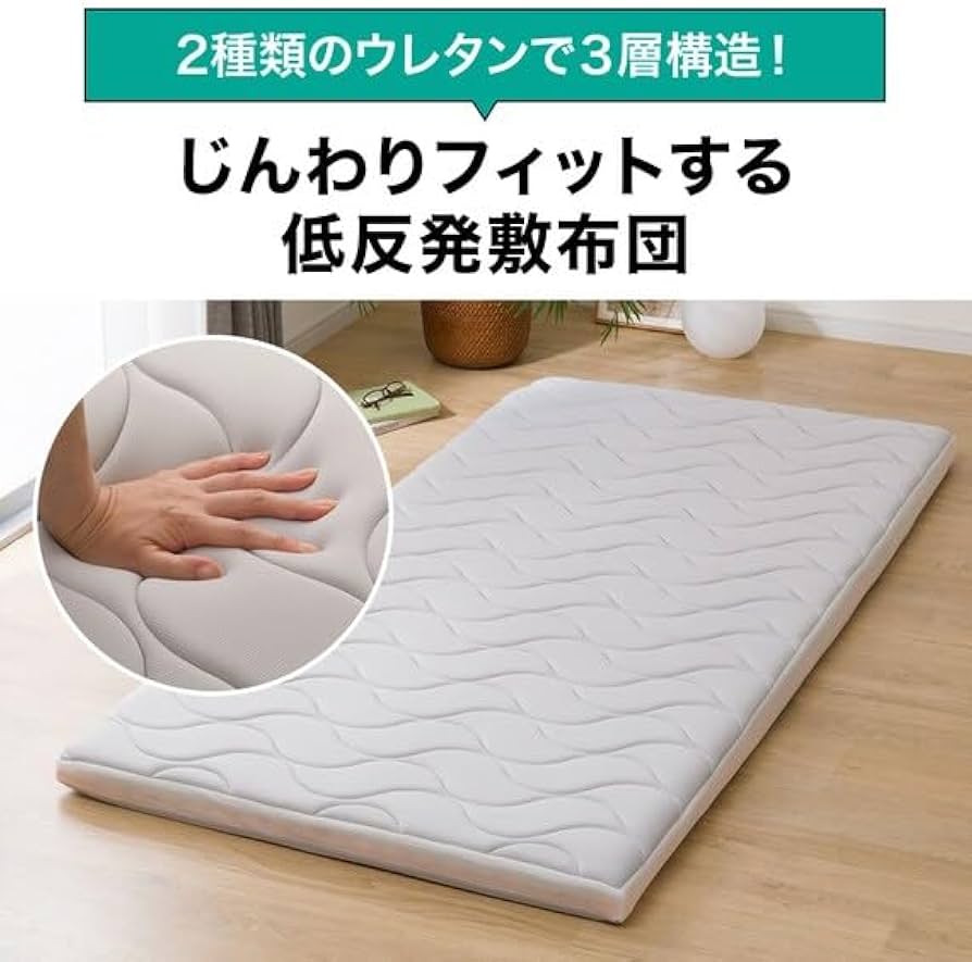 Amazon｜ニトリ(NITORI) じんわりフィットする低反発敷布団 ダブル D