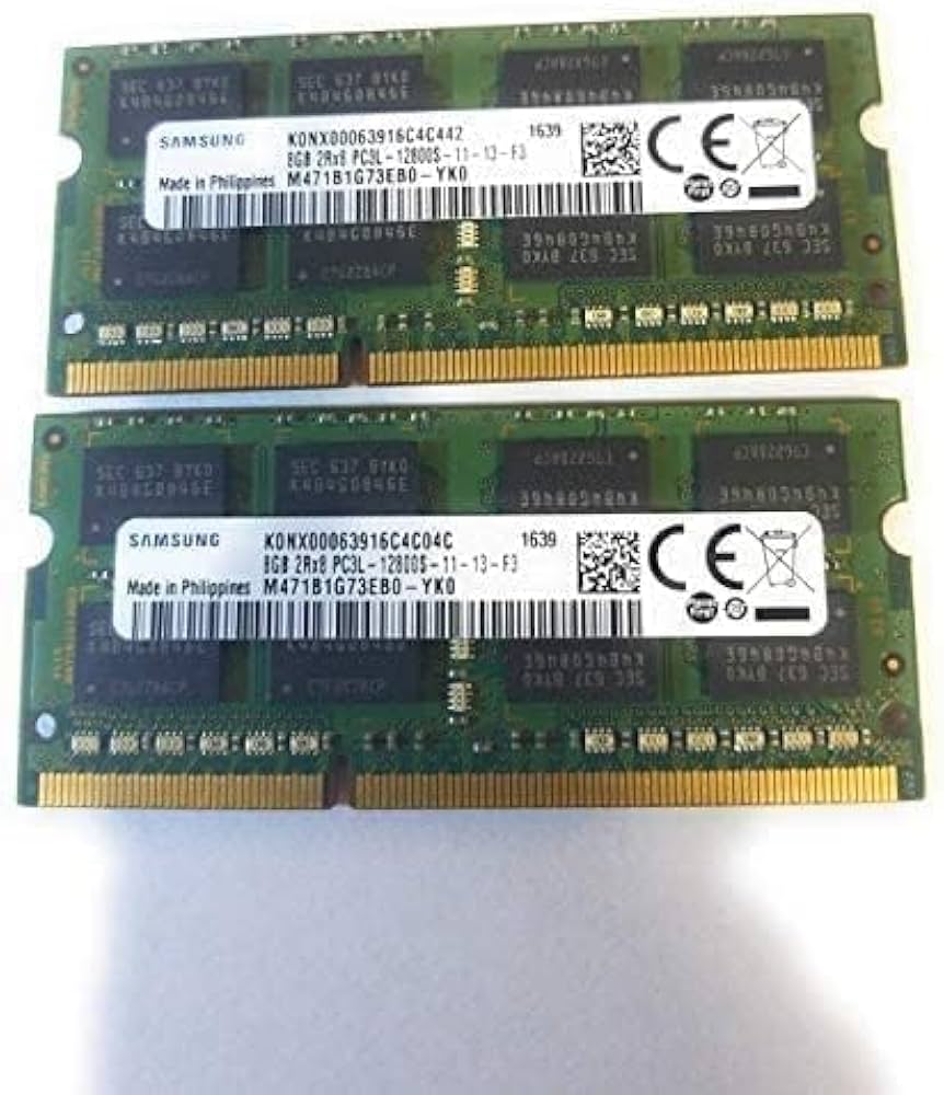 Amazon | Samsung 16GB (2 x 8GB) 204ピン SODIMM、DDR3 PC3L-12800
