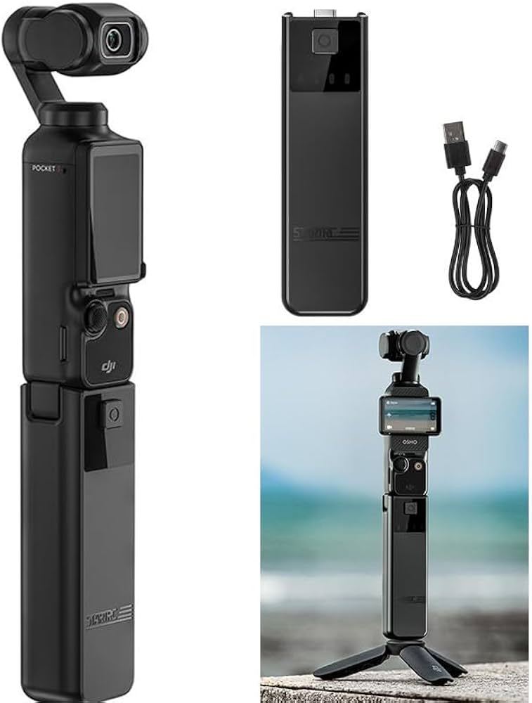 Amazon | Osmo pocket 3 バッテリーハンドル DJI Pocket 3 対応 充電器