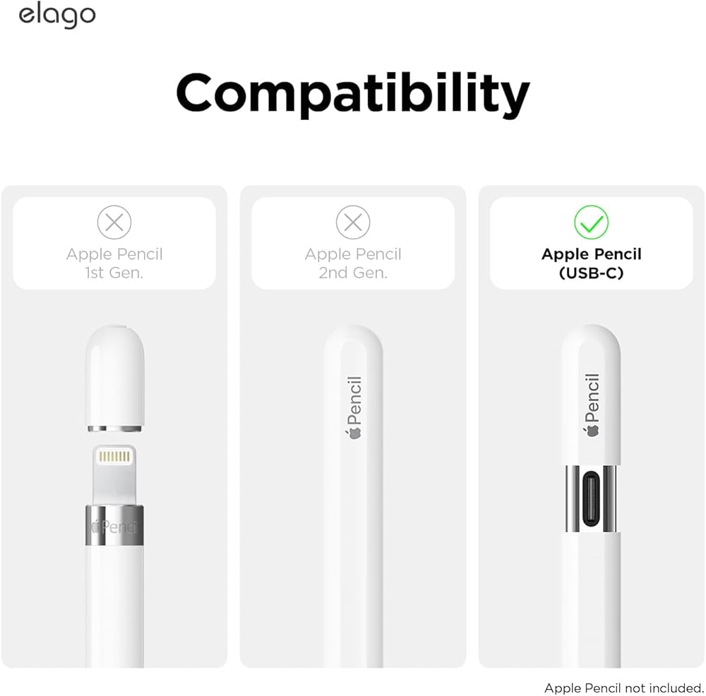 elago Classic Pencil Case Compatible with Apple Pencil (USB-C
