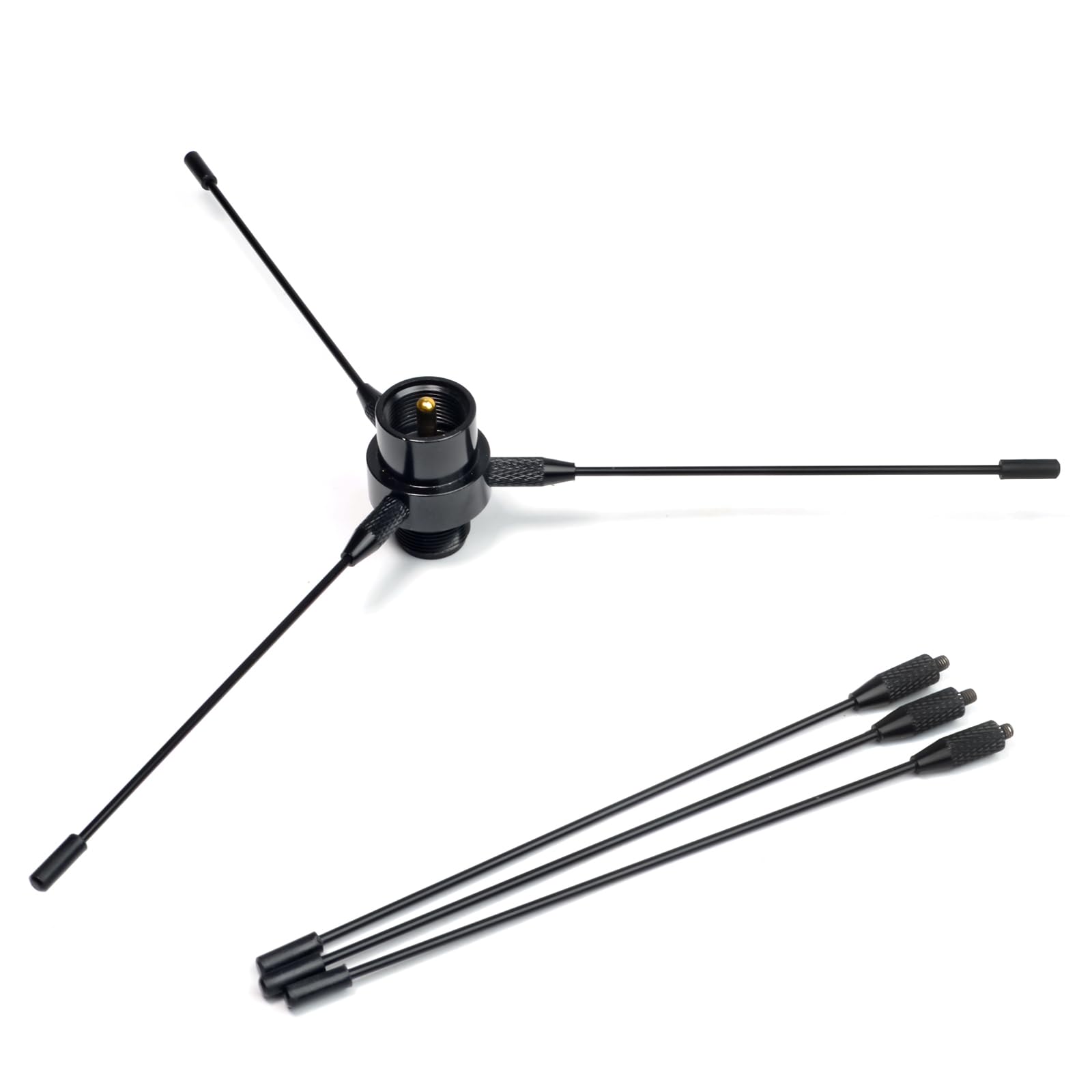 Amazon | VHF/UHF帯 両用 ラジアル エレメント モービル アンテナ M型