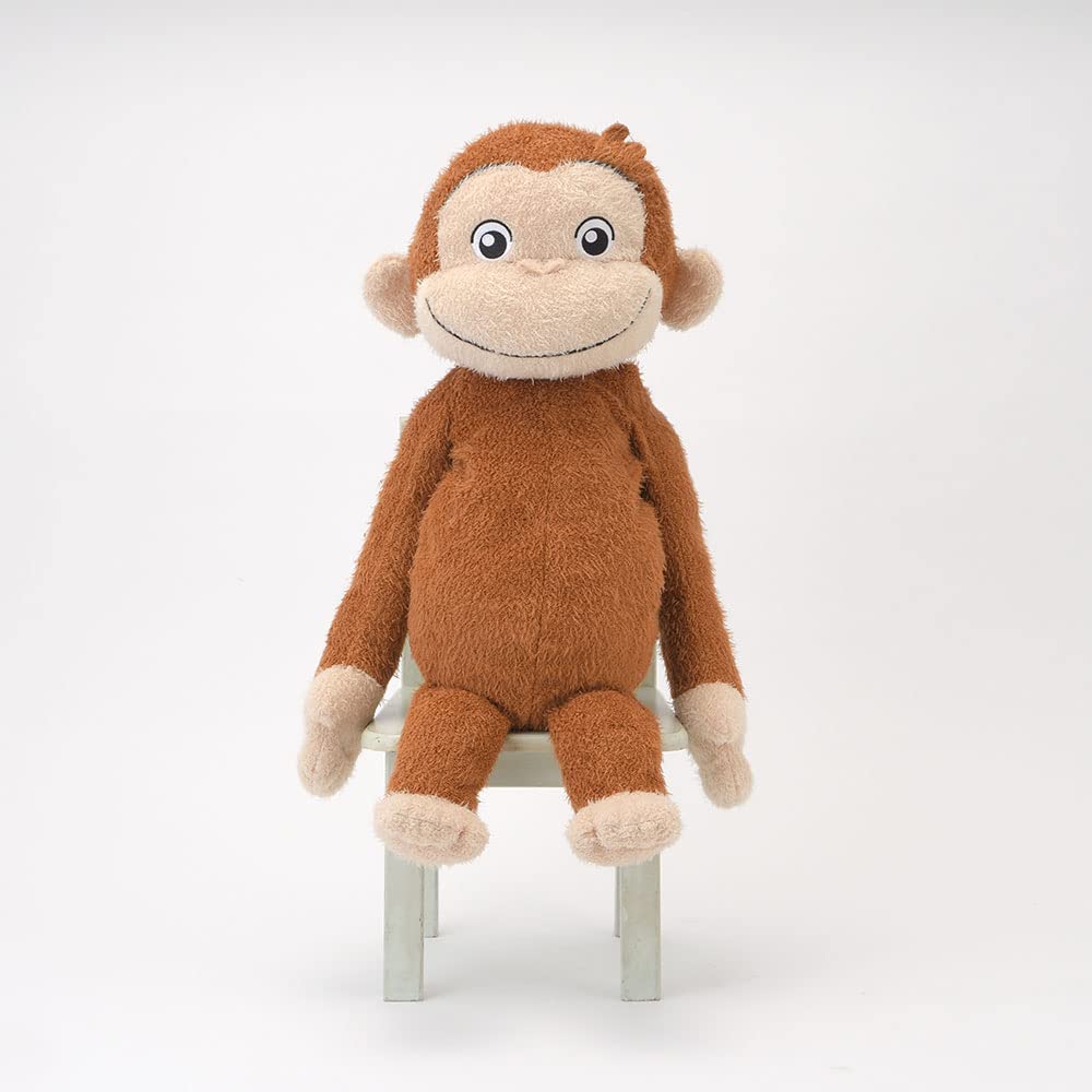 Amazon.co.jp: おさるのジョージ ぬいぐるみ ギガジャンボ くったり