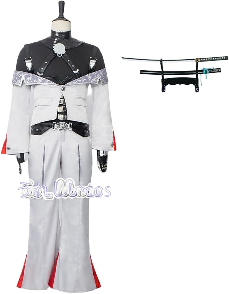 Amazon.co.jp: [2200] 刀剣乱舞 姫鶴一文字 コスプレ衣装全セット+武器
